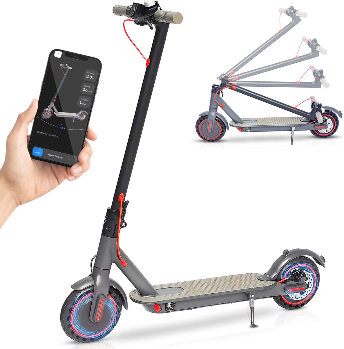 Elektrische step | WHEELZ 2 | 350w | 25km/u