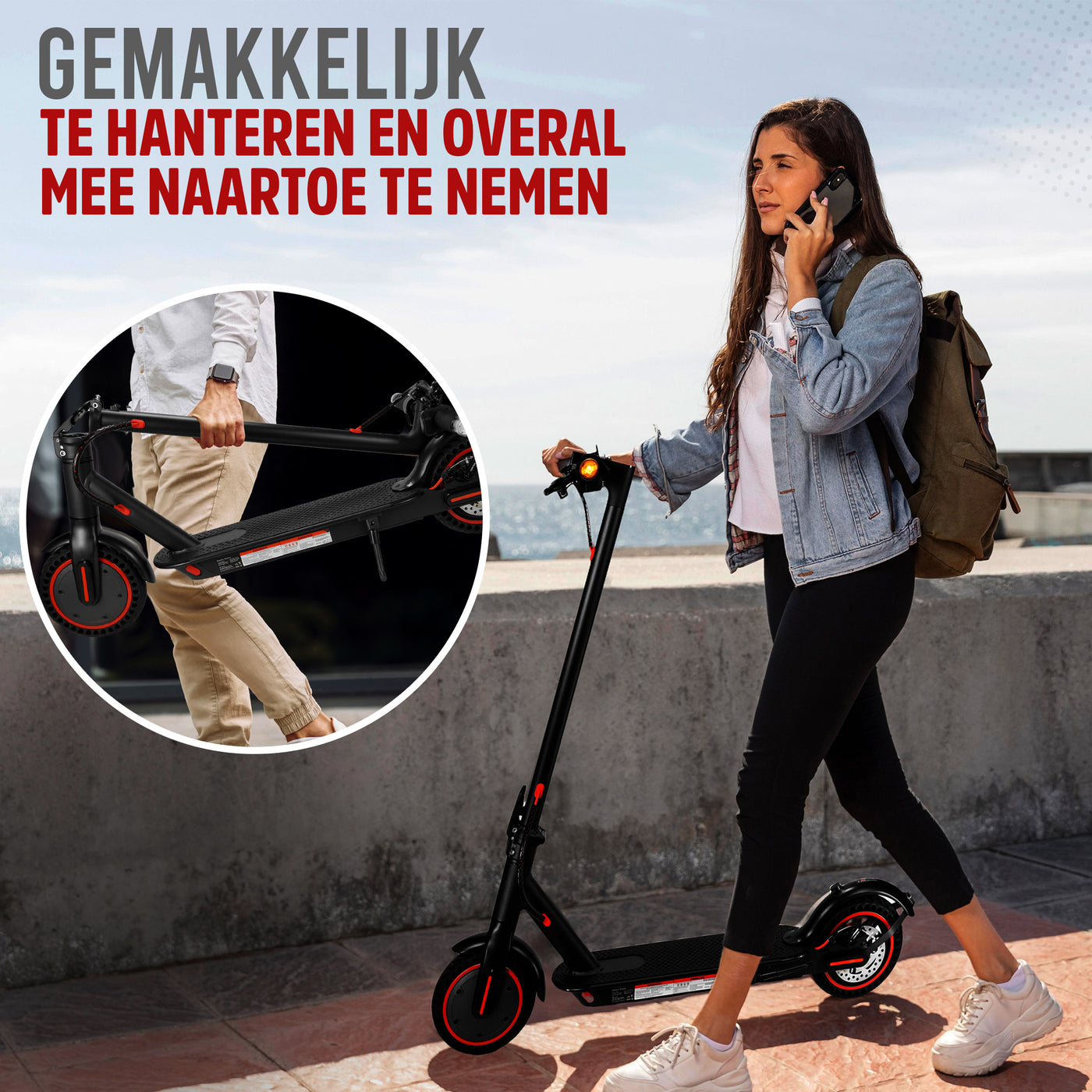 Elektrische step | WHEELZ 1 | 350w | 25km/u